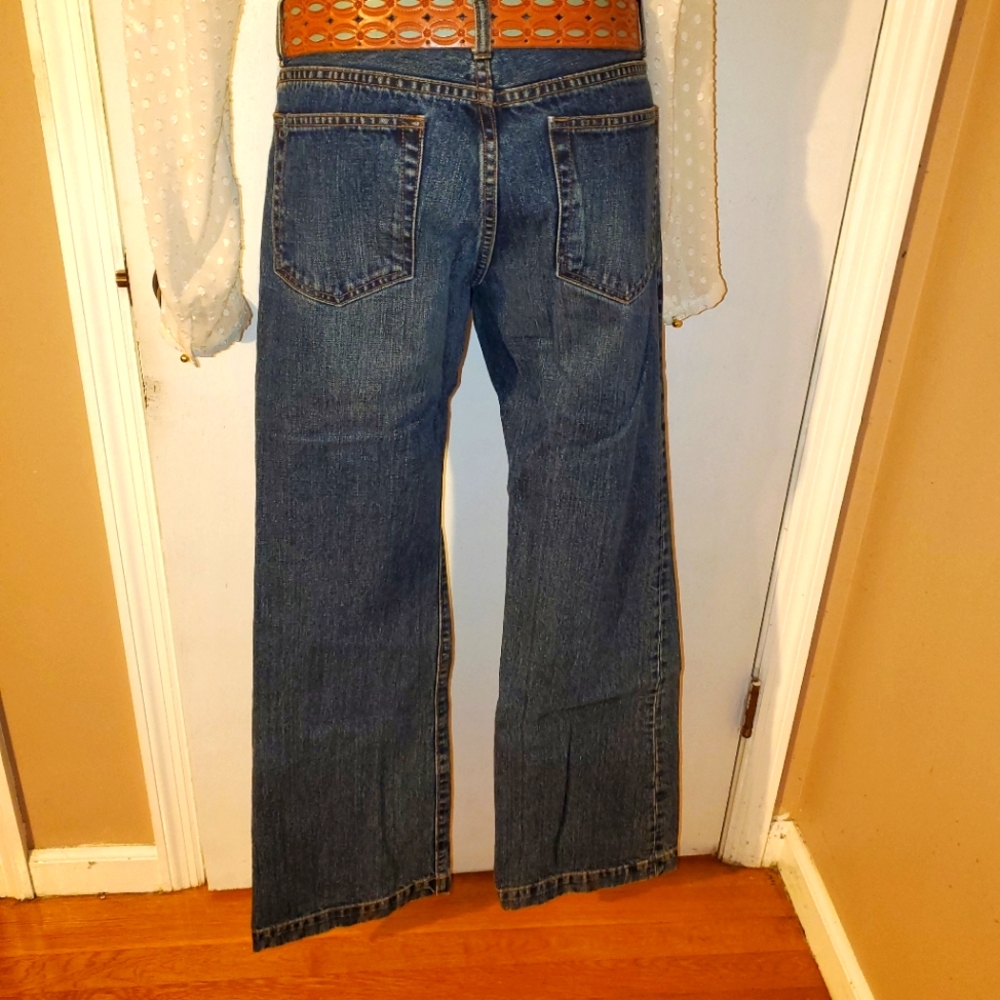 Classic Gap "Long and Lean" flare jeans Sz 8R - Picture 2 of 3